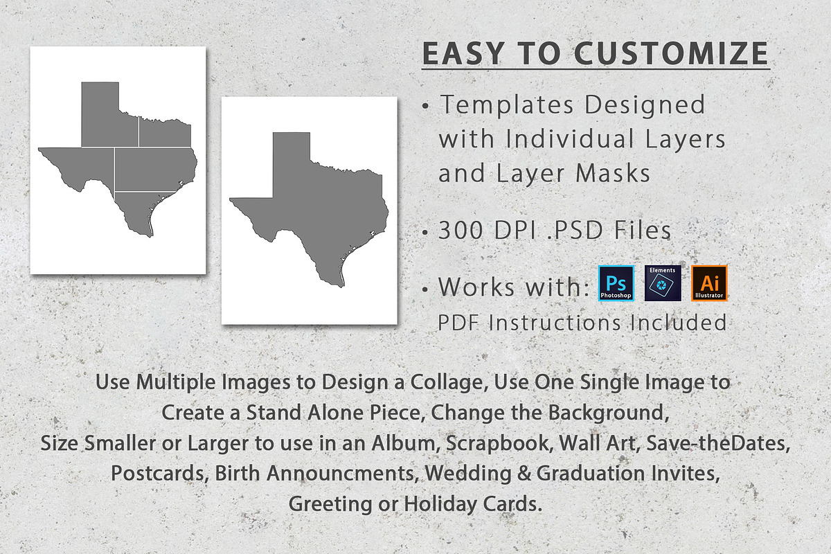 5x7 United States Card Template Pack, a Card Template by Loveurstyle Designs (Photo 4 of 5)