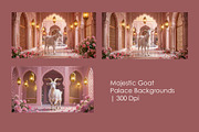 Majestic Goat Palace Backgrounds, an Animal Illustration by StockVerse Creative (Thumbnail 1 of 4)