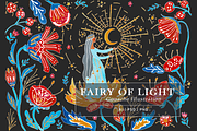 Fairy of Light Folklore, an Illustration by Arie Clares (Thumbnail 1 of 11)