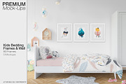 Nursery Bedding, Frame & Wall Mockup, a Household Mockup by mock-ups (Thumbnail 1 of 23)