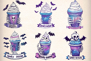 Halloween Coffee Cup Clipart