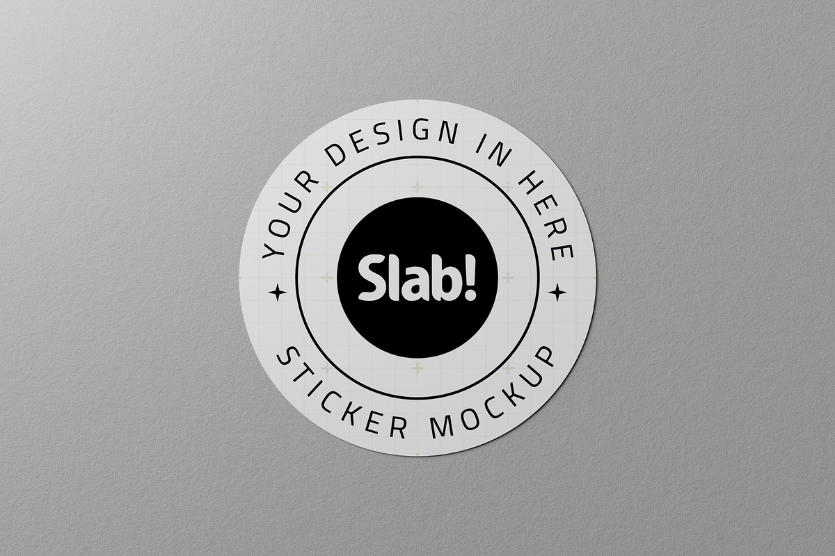 Sticker Mockup, a Product Mockup by SLAB! Design (Photo 7 of 7)