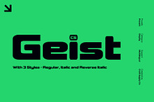 CS Geist – Techno Font