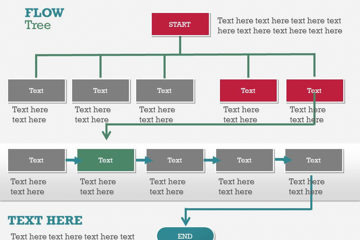 Flow Charts 1 PowerPoint Template, a Presentation Template by Yes Presentations (Photo 49 of 73)