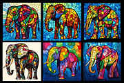 Stained Glass Elephant Coloring Page, an Animal Illustration by protabsorkar11 (Thumbnail 6 of 6)