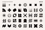 275 Modern Geometric Vector Elements, an Object Graphic by Vecster (Thumbnail 2 of 19)