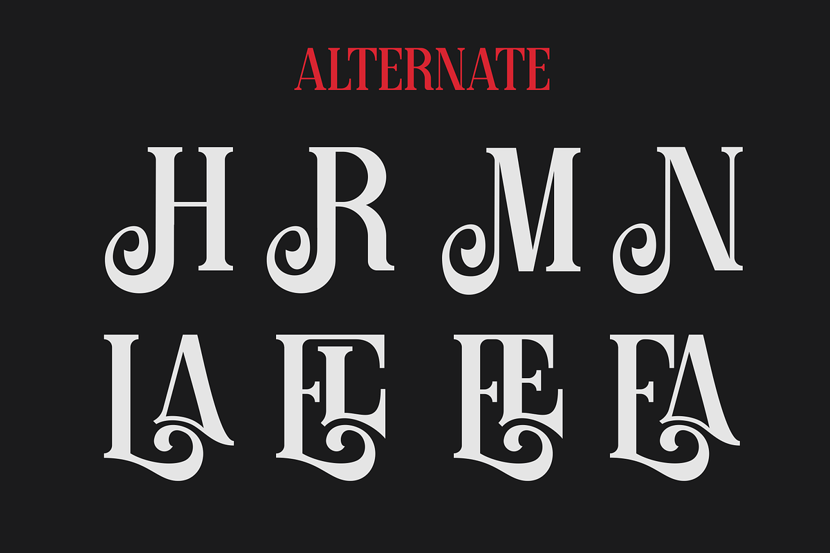 Romelly - A Modern Serif Font, a Serif Font by Marvadesign (Photo 6 of 7)