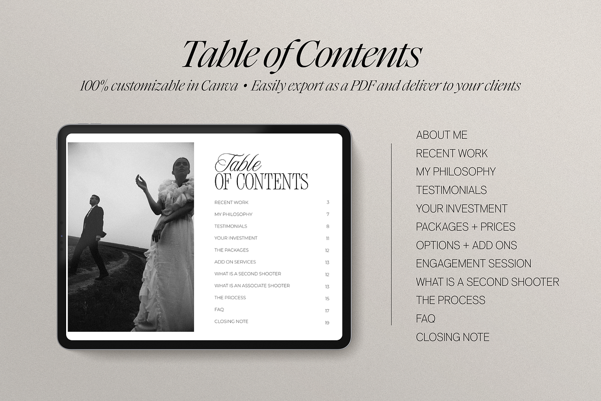 Photography Pricing Guide, a Templates & Theme by Studio Annie Louise (Photo 5 of 9)