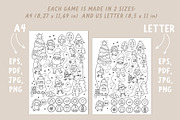 Christmas village coloring games, an Education Illustration by Lexi Claus (Thumbnail 10 of 15)