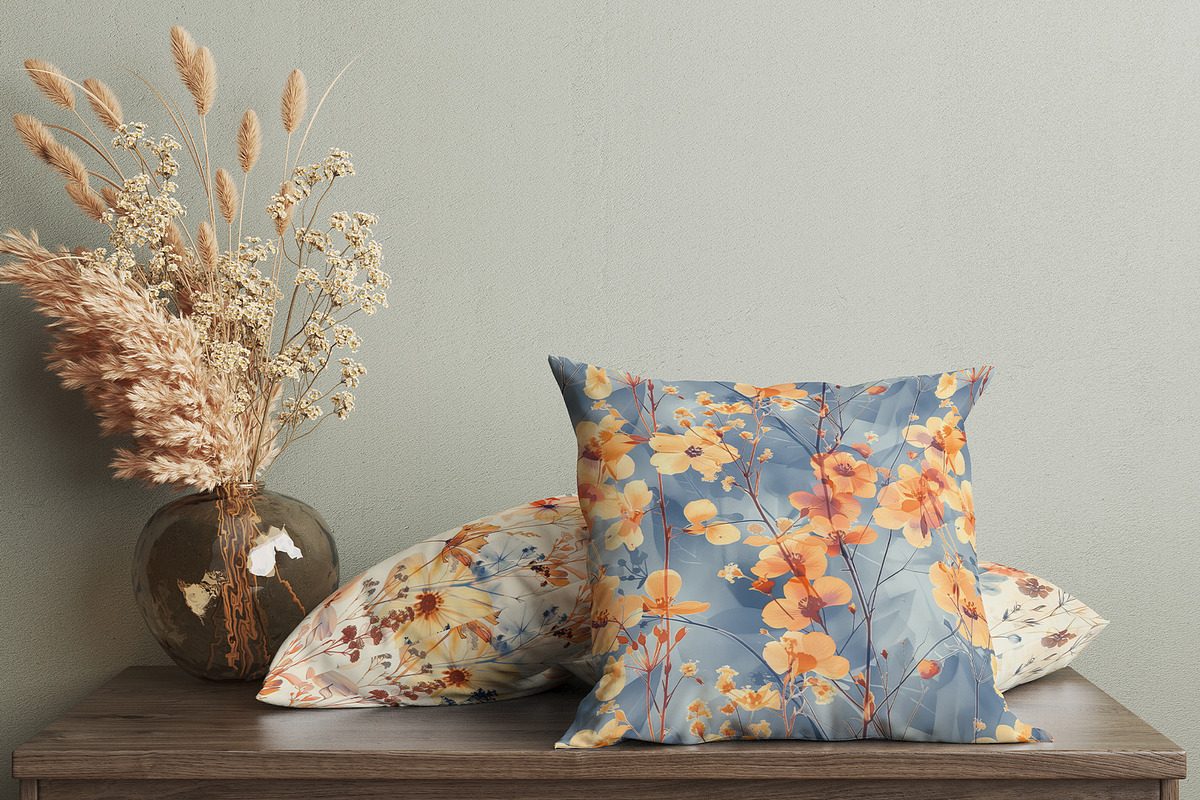 Wildflower Meadow Floral Patterns, a Pattern Graphic by Ninterints (Photo 9 of 19)