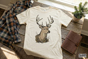 Deer PNG, Majestic Buck Clipart for, an Illustration by SharpMarketplace (Thumbnail 2 of 4)