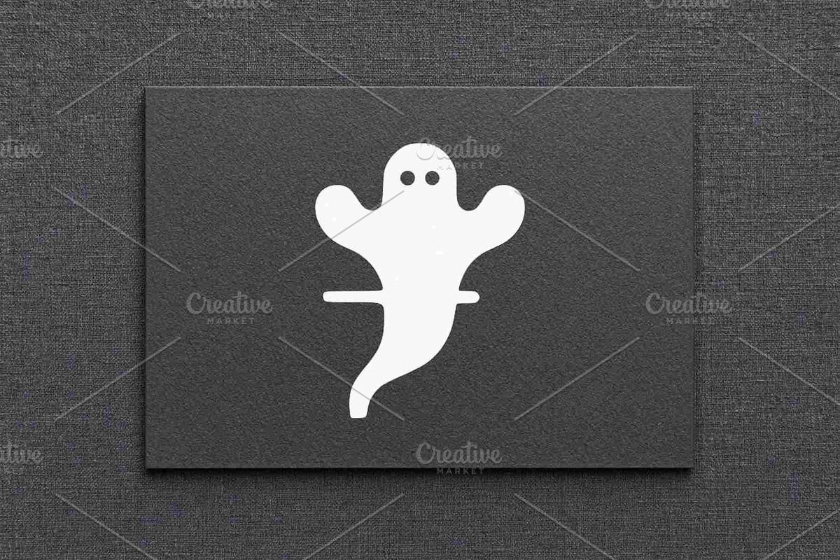 Ghost With Line Silhouette Vector, an Object Illustration by Vectorium Studio (Photo 4 of 4)