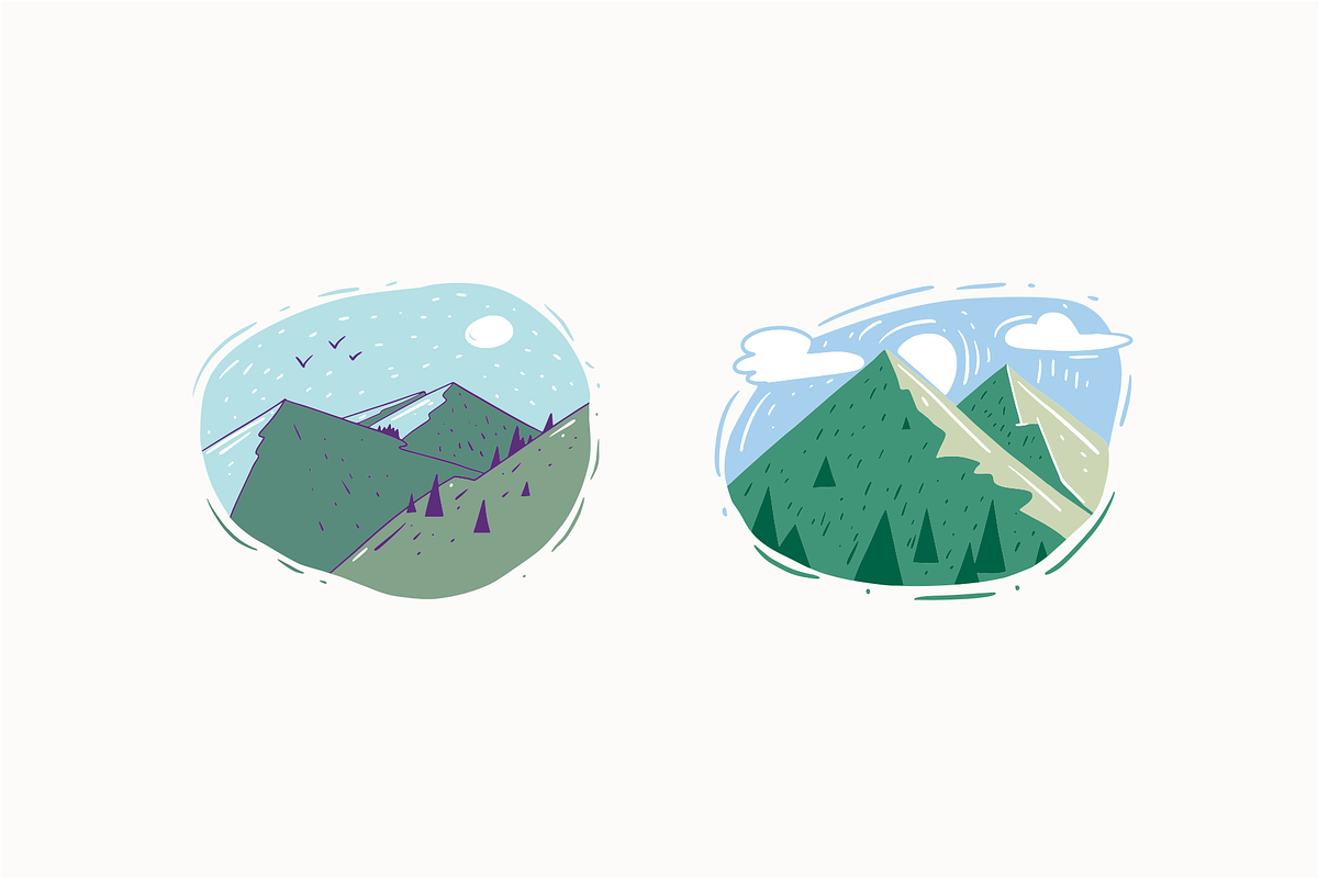 Outdoor Adventure Illustrations, an Object Graphic by Oktyabr (Photo 3 of 6)