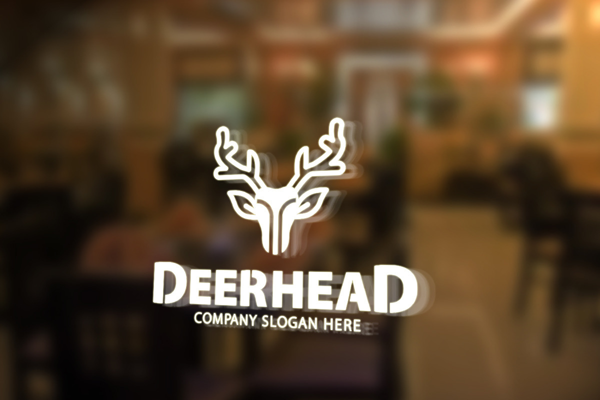 Deer Head Logo, a Branding & Logo Template by Creative Dezing (Photo 5 of 6)