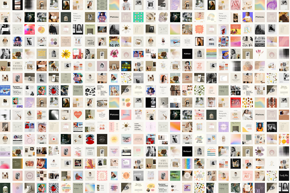 Entire Store Bundle Graphics, a Social Media Template by Sparrow & Snow (Photo 1 of 46)