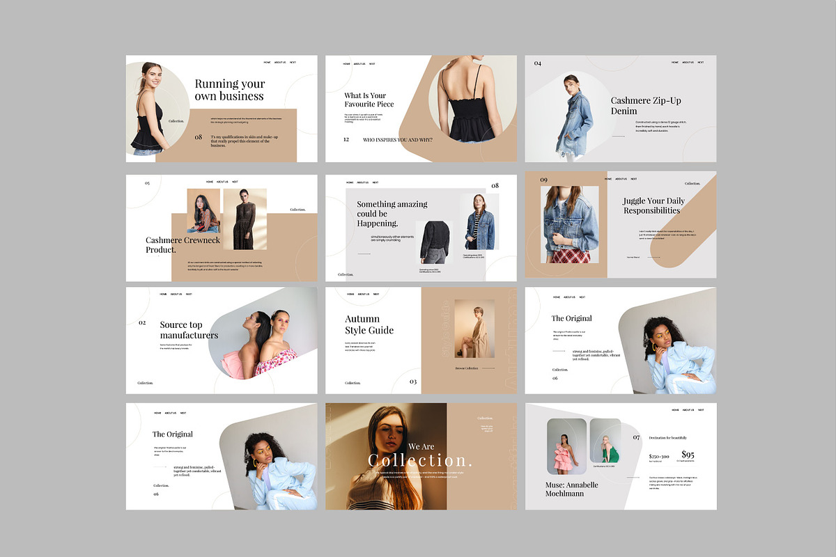 Collection - Fashion Powerpoint, a Presentation Template by Dirtytemp Studio (Photo 11 of 11)