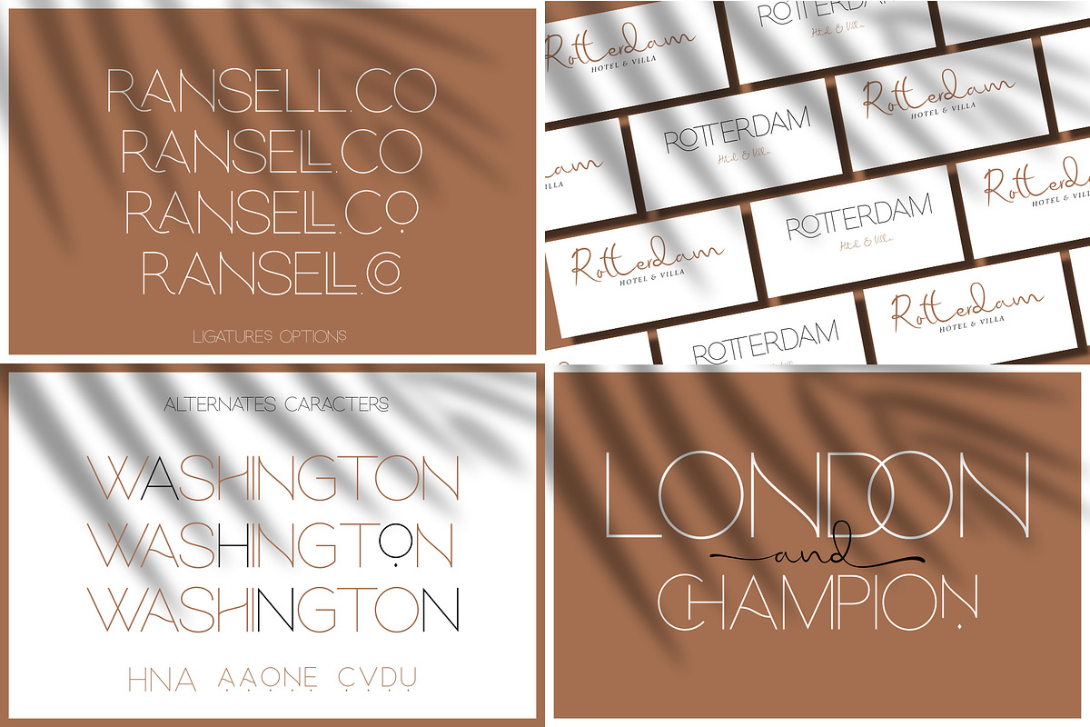 DISPLAY FONT BUNDLE, a Sans Serif Font by Andika Fez (Photo 5 of 16)