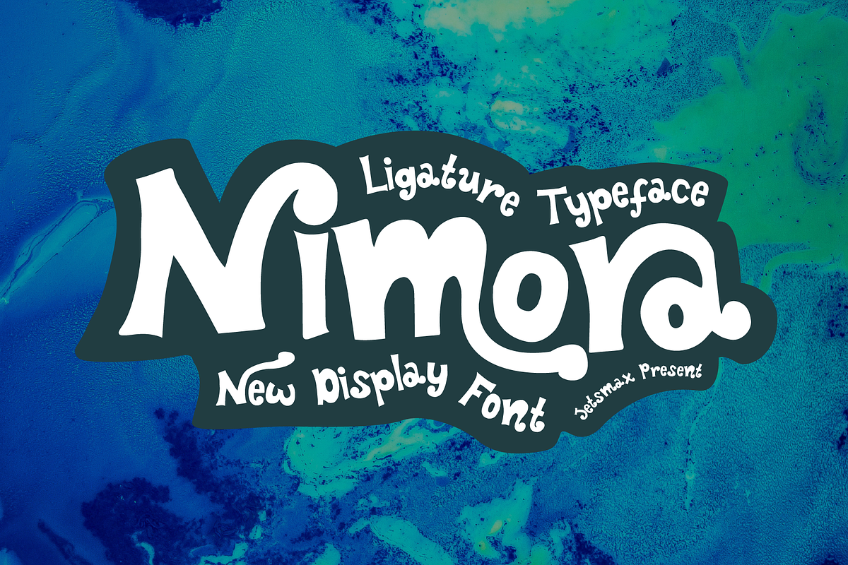 Nimora - Ligature Typeface, a Font by Jetsmax® Studio (Photo 1 of 10)