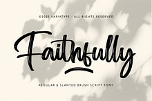 Faithfully - Brush Script Font