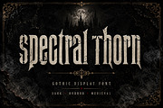 Spectral Thorn – Gothic Display Font, a Blackletter Font by Wow Magic (Thumbnail 2 of 2)