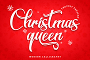 Christmas Queen - Modern Calligraphy, a Handwritten Font by alifryanzulfikar (Thumbnail 1 of 10)