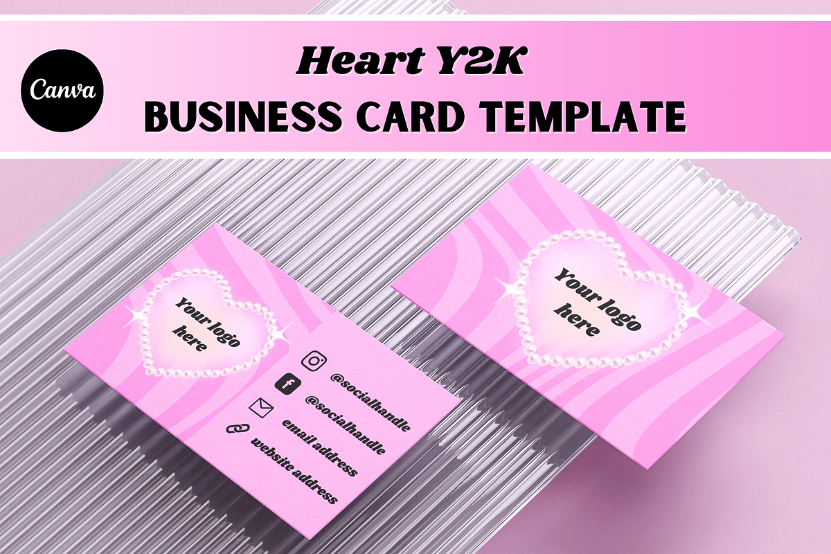 Y2K Business Card, Retro Aesthetic, a Business Card Template by PLANETSEL (Photo 1 of 5)
