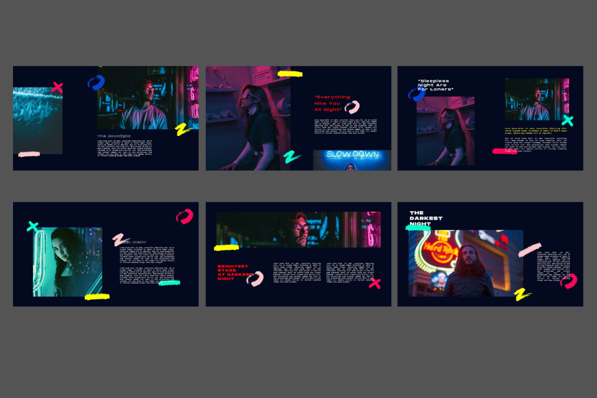 Blurry Night - Gradient Powerpoint, a Presentation Template by Putra Khan (Photo 10 of 12)