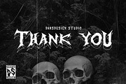 Novocane – Horror Metal Display Font, a Blackletter Font by dansdesign (Thumbnail 12 of 12)