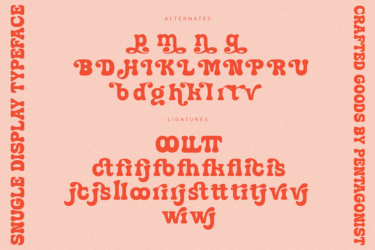 Snugle | Fancy Display, a Serif Font by Pentagonistudio (Photo 11 of 12)