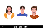 avatars representing various people, a Person Illustration by Vectorhight (Thumbnail 3 of 3)