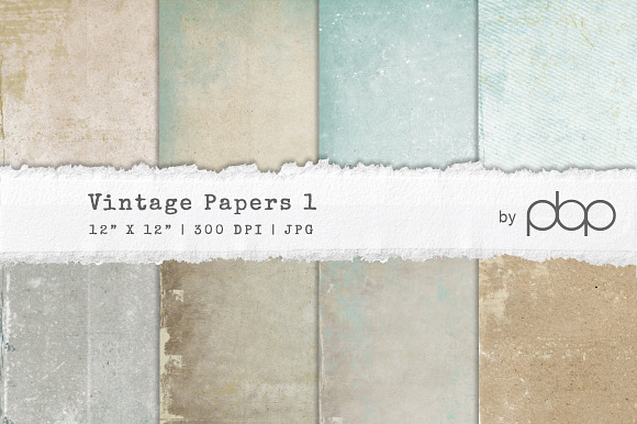Vintage Paper Textures 1 preview 5