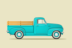Classic American Pickup Truck