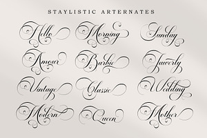 Blissful Classic Calligraphy