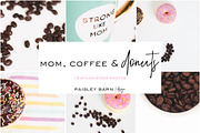 Mom + Coffee & Donuts = LUV, a Books & Magazine Mockup by Paisley Barn Design (Thumbnail 1 of 2)