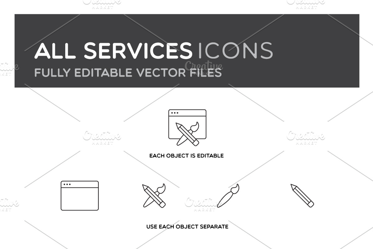 Most Essential Services Icons, an Icon by DeepDesign (Photo 4 of 6)