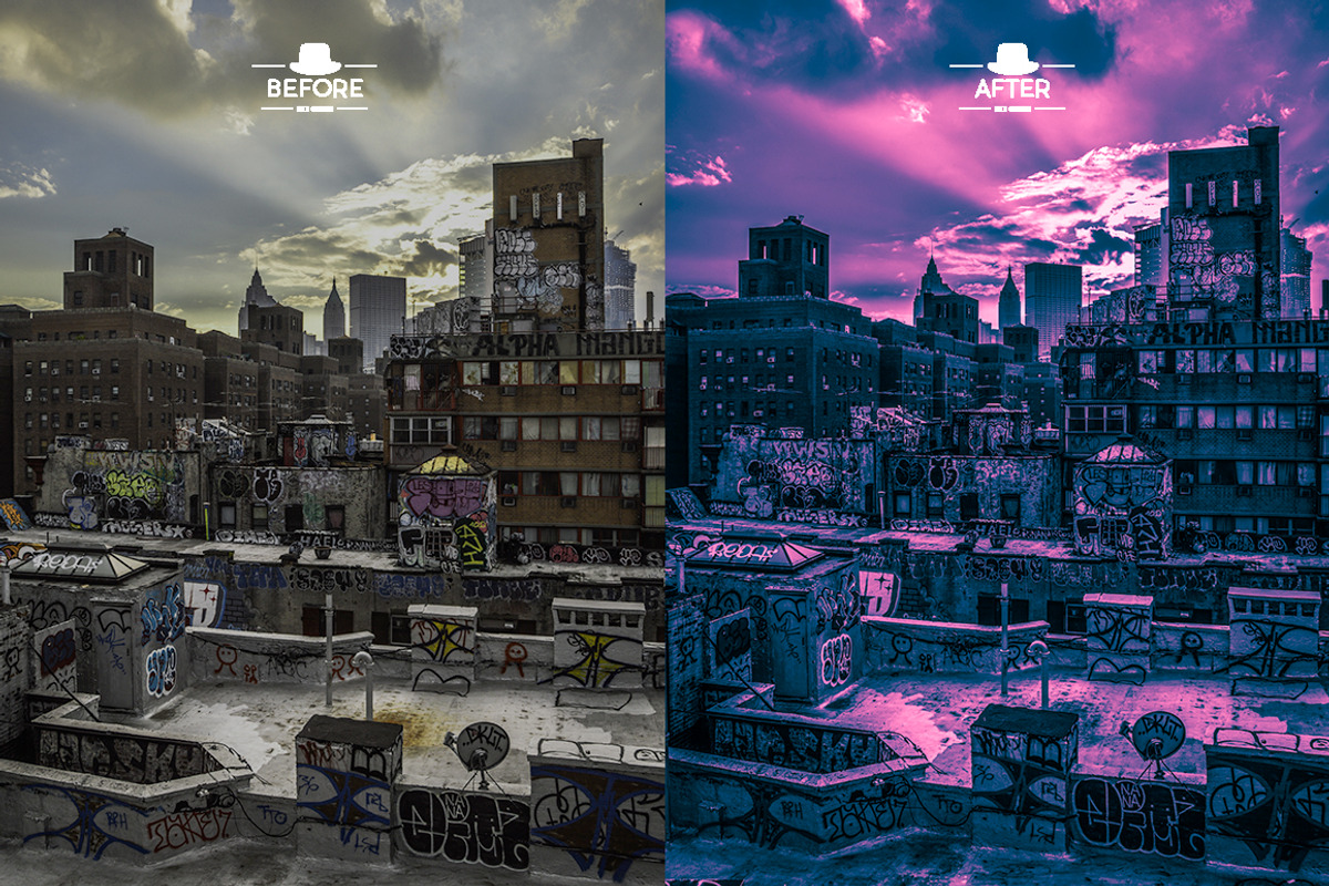 Duotone Lightroom Presets, an Action Add-On by Lavinsky Art Store (Photo 5 of 19)