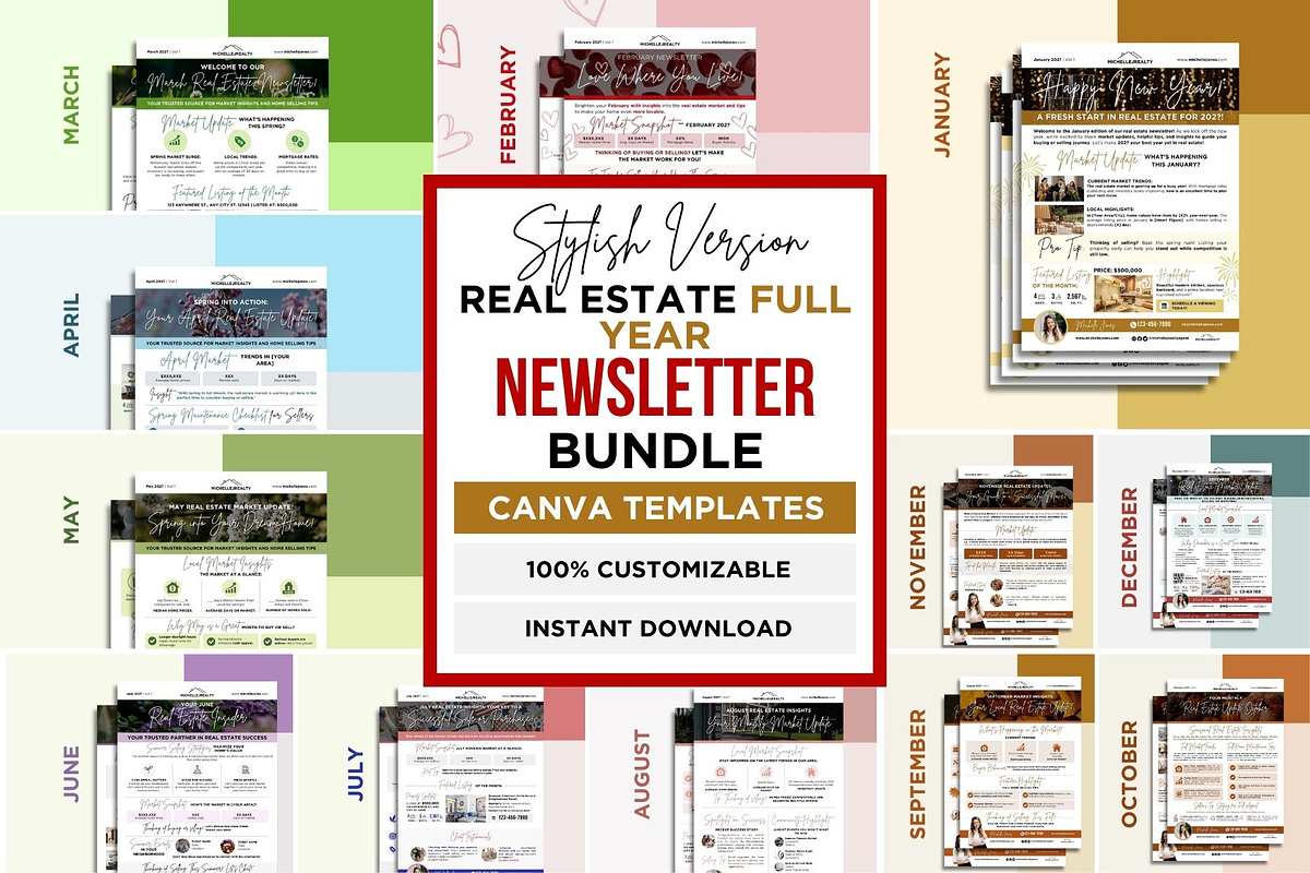 Real Estate Full Year Newsletters