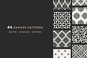 Seamless damask patterns., a Pattern Graphic by Getalo Viktoriia (Thumbnail 2 of 13)