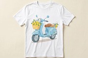 Italian Summer Clipart Bundle 28 PNG, a Decorative Illustration by Eyestudio (Thumbnail 2 of 5)