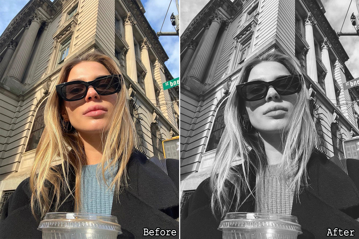 15 B&W Lightroom Photo Presets, a Preset Add-On by Presets by Yevhen (Photo 9 of 10)