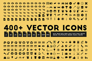 400+ vector icons