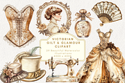 Victorian Gilt & Glamour Clipart, an Illustration by NadiaTheronArt (Thumbnail 1 of 4)
