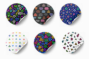 Bold Funky Doodle Patterns, a Pattern Graphic by Pattern Whimsy (Thumbnail 4 of 8)