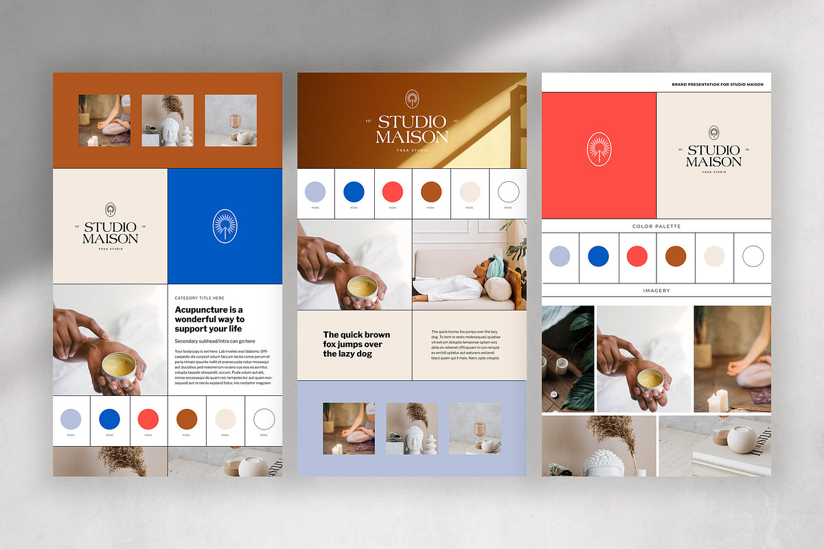 Brand Style Guide Sheets, a Presentation Template by Alexandra Piros Design (Photo 3 of 12)