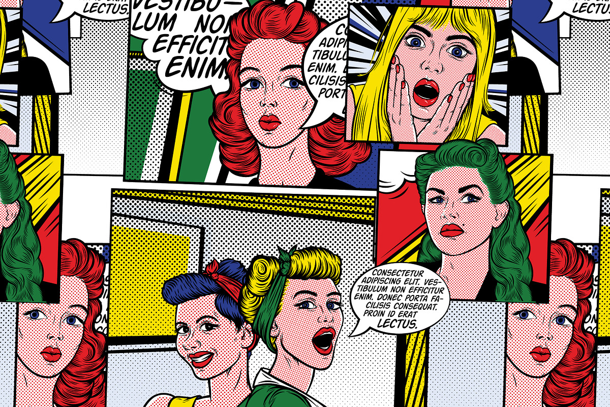 Classic Pop Art Pattern, a Pattern Graphic by verywell (Photo 1 of 2)