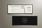 Art Deco Passport Wedding Invitation, an Invitation Template by Vynetta (Thumbnail 5 of 7)