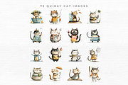 Quirky Cats Vol 2, an Animal Illustration by EllyandLima (Thumbnail 6 of 10)