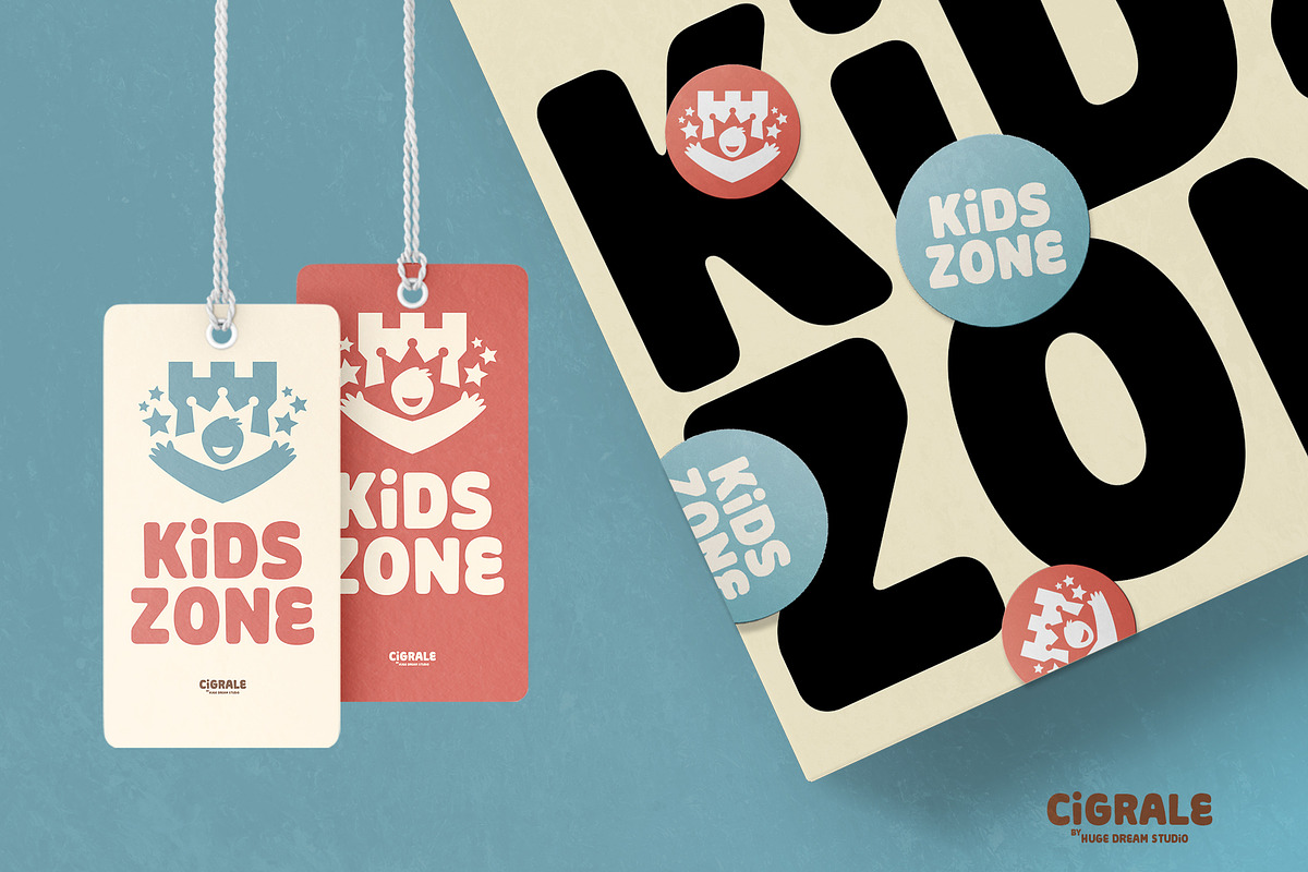 Cigrale - Rounded Playful Font, a Sans Serif Font by Huge Dream Studio (Photo 10 of 11)
