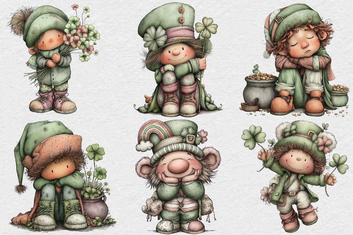 Whimsical St Patrick’s Leprechaun, an Illustration by DreamCafeArt (Photo 6 of 6)