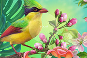 Exotic birds seamless pattern, a Pattern Graphic by Alena Lazareva (Thumbnail 8 of 9)
